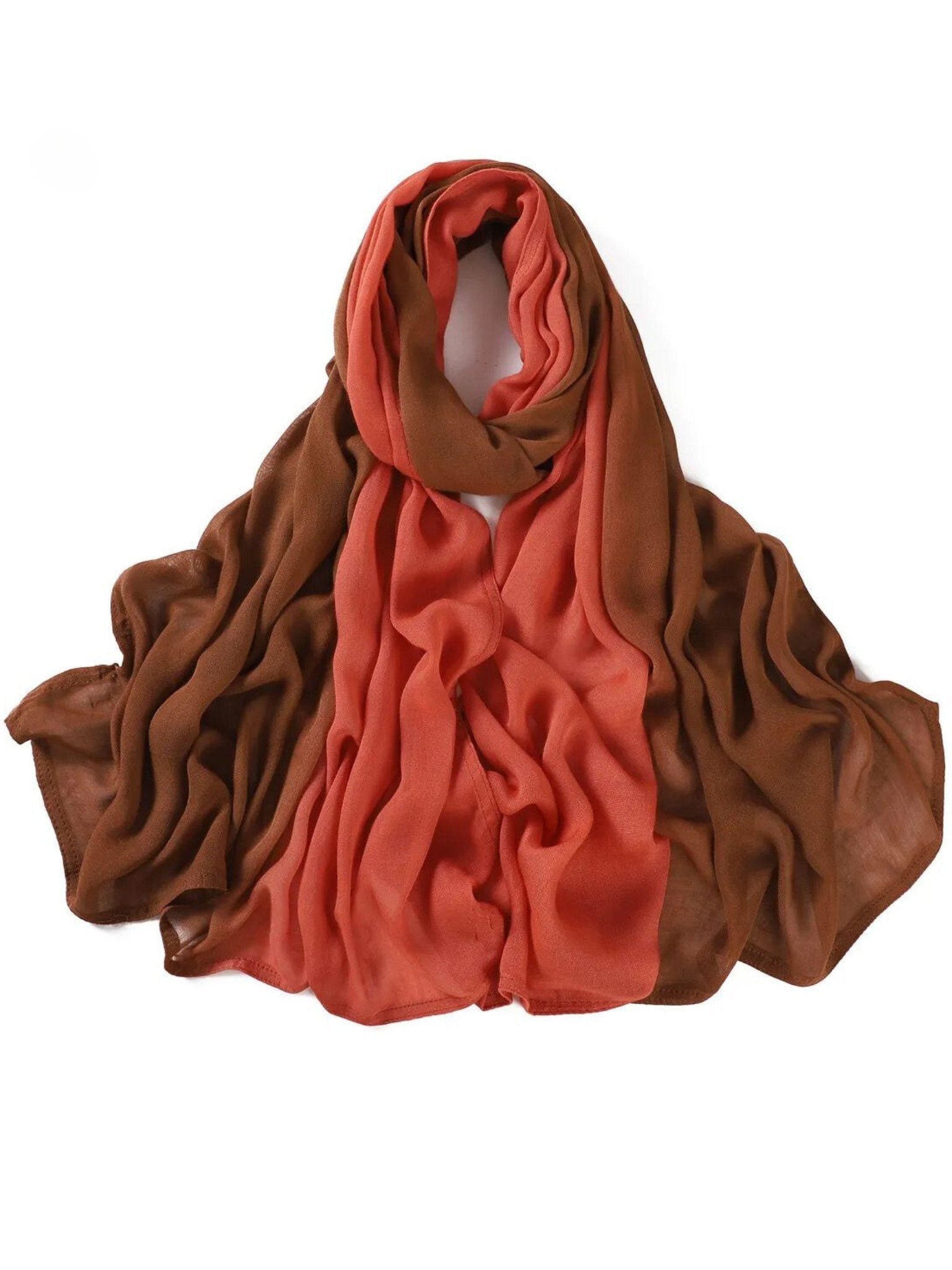 Modal Ombre Hijab - Amber Spice