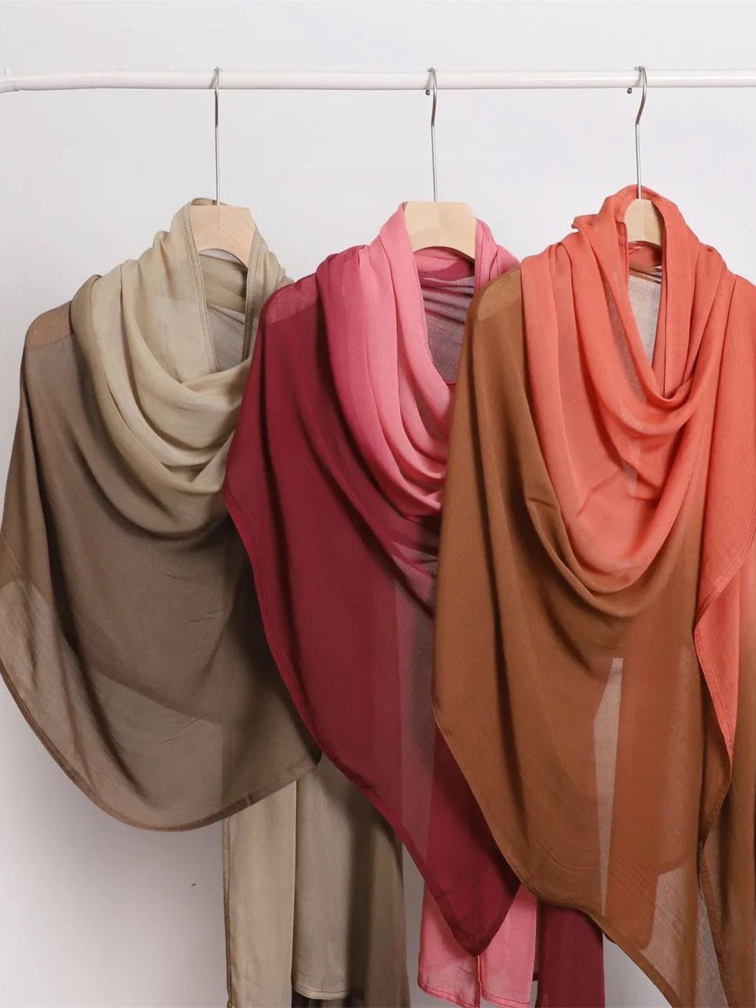 Modal Ombre Hijab - Amber Spice