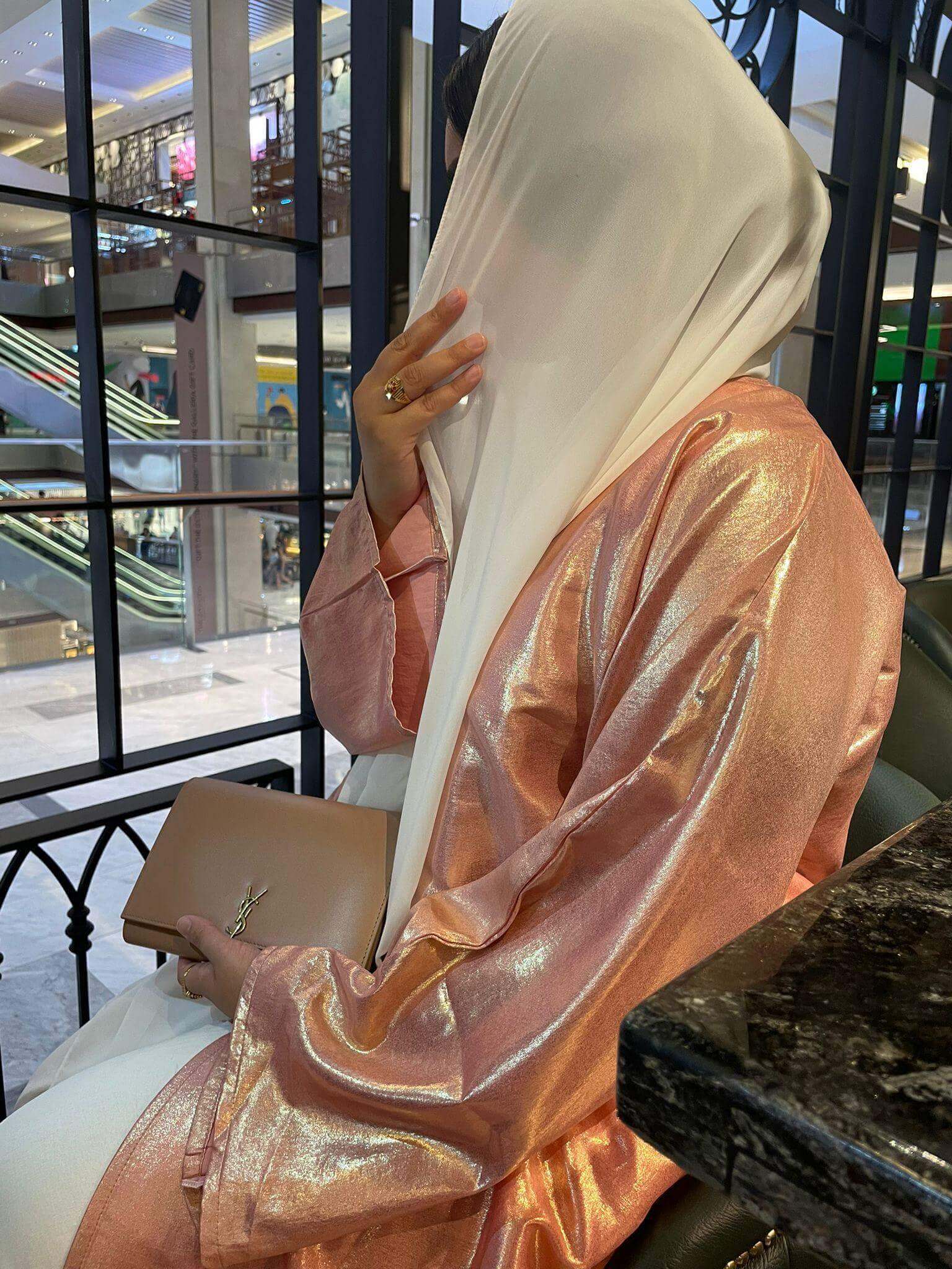 Rose Pink Zahari Abaya