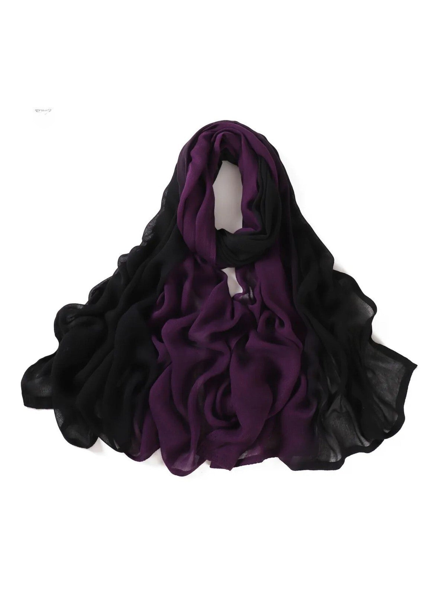 Modal Ombre Hijab - Royal Plum